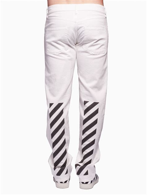 off white denim pants replica|off white sweatpants.